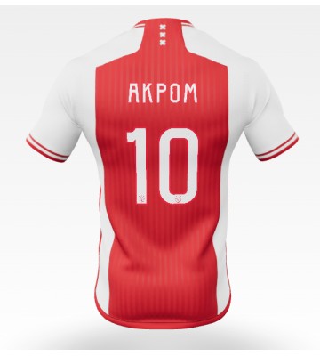 Ajax Chuba Akpom #10 Replika Hjemmebanetrøje 2023-24 Kortærmet